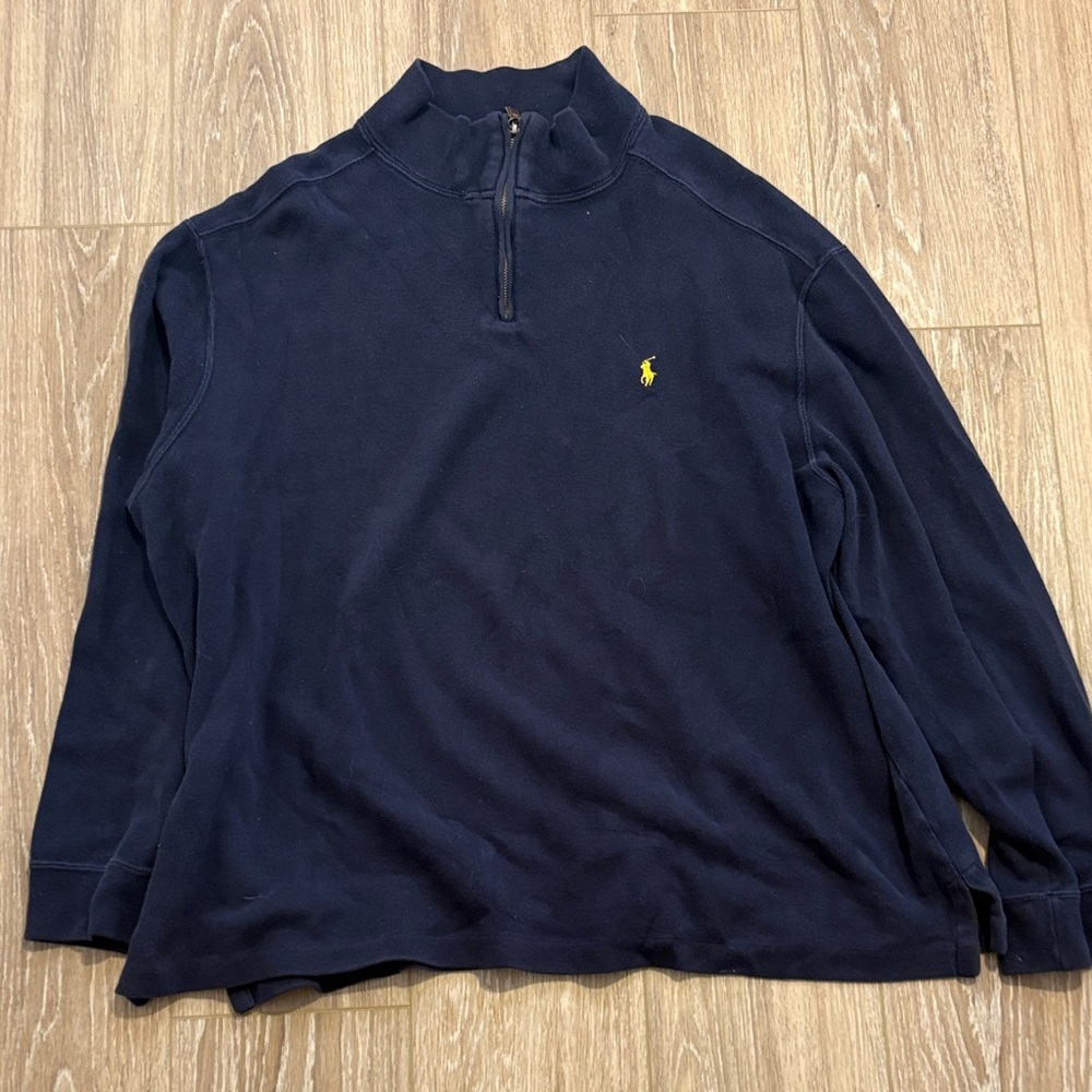 Ralph Lauren Navy Half-Zip Pullover